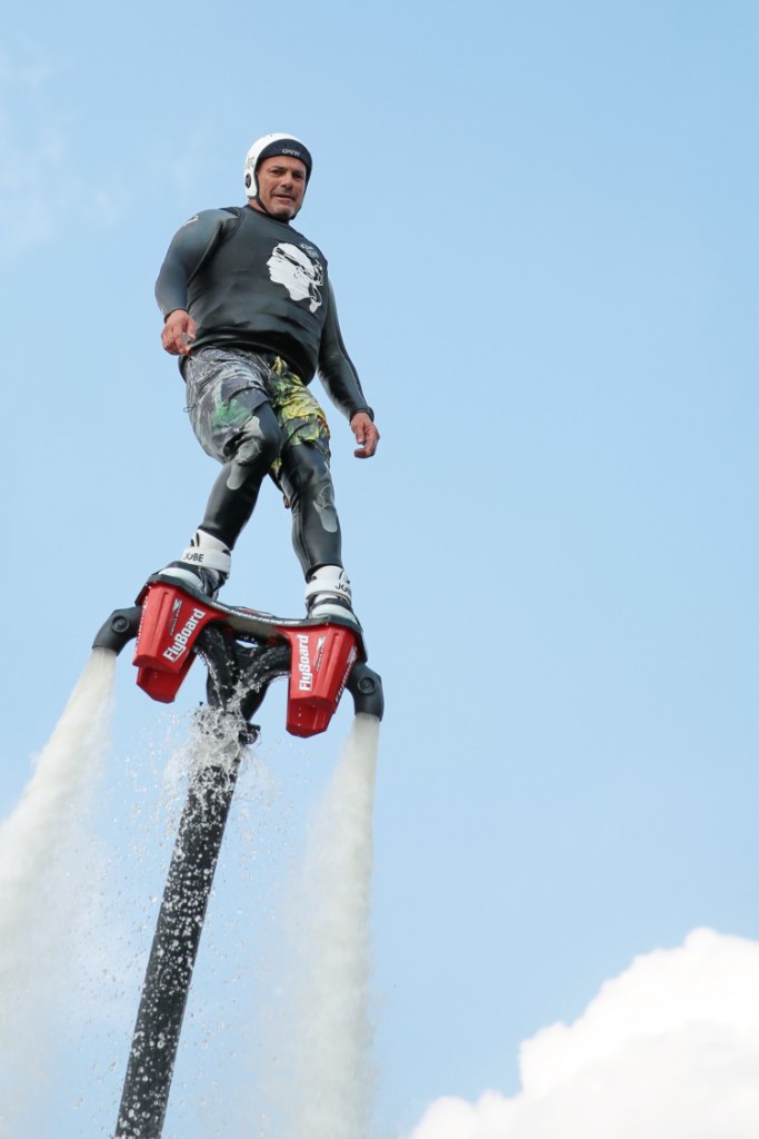 Flyboarden in Praag