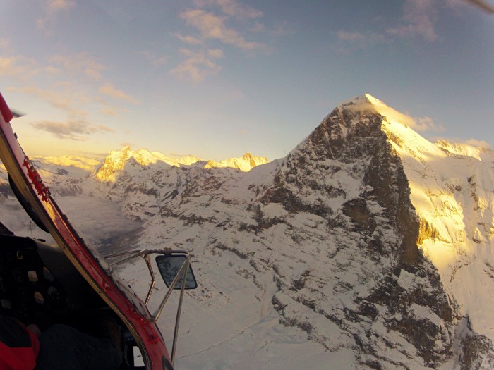 Helikopter Skydive Grindelwald Zwitserland