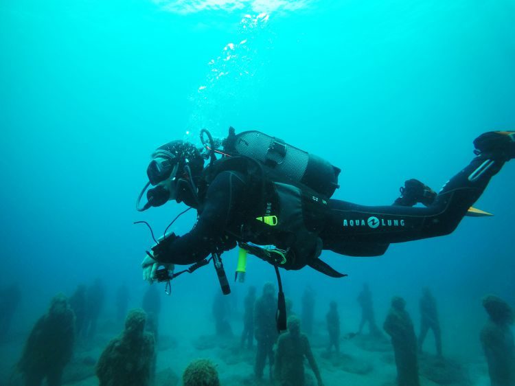 Duiken Bij Museo Atlantico Playa Blanca Lanzarote